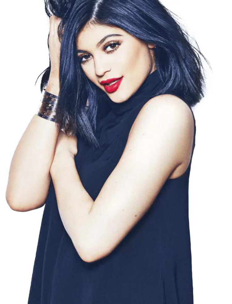 Stylish Woman with Dark Hair in Black Dress
