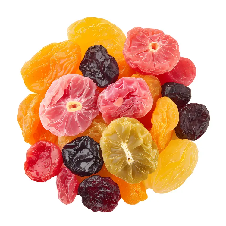 Colorful Assorted Dried Fruits