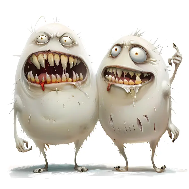 Funny and Scary Cartoon Monsters
