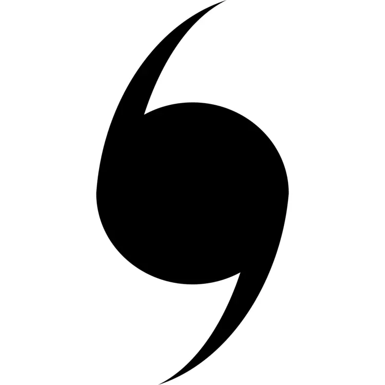 Black Hurricane Symbol