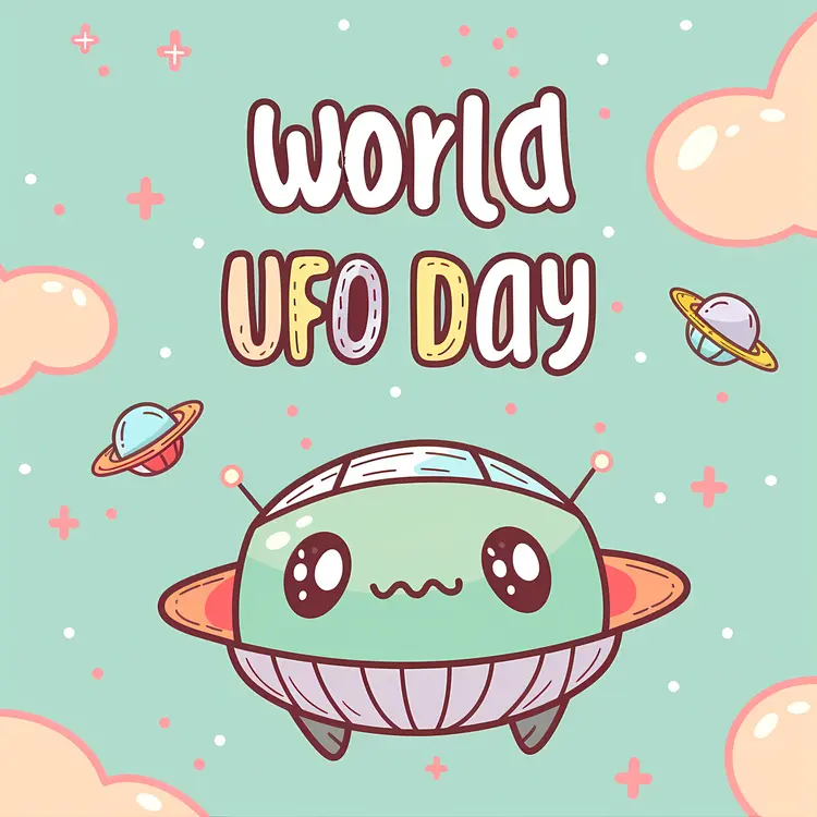 Adorable UFO Day Celebration