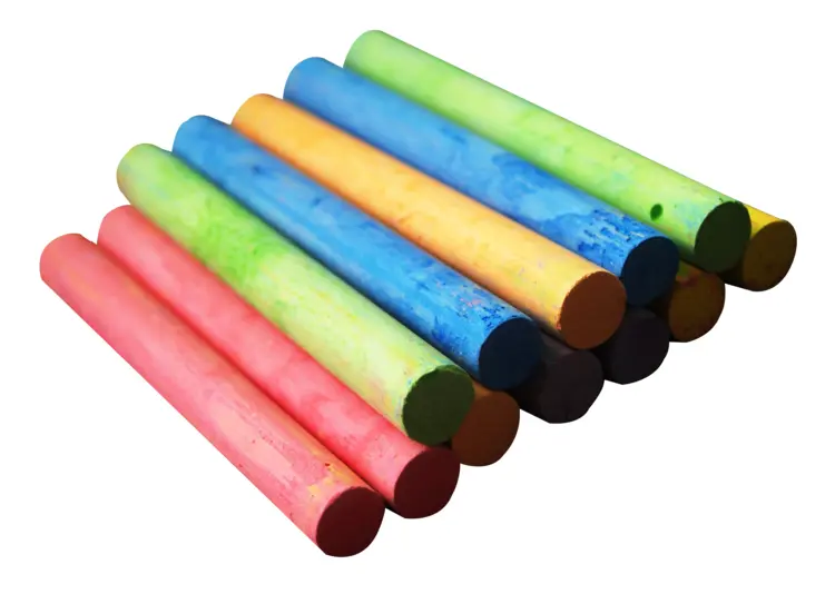 Colorful Chalk Sticks for Art and Drawing