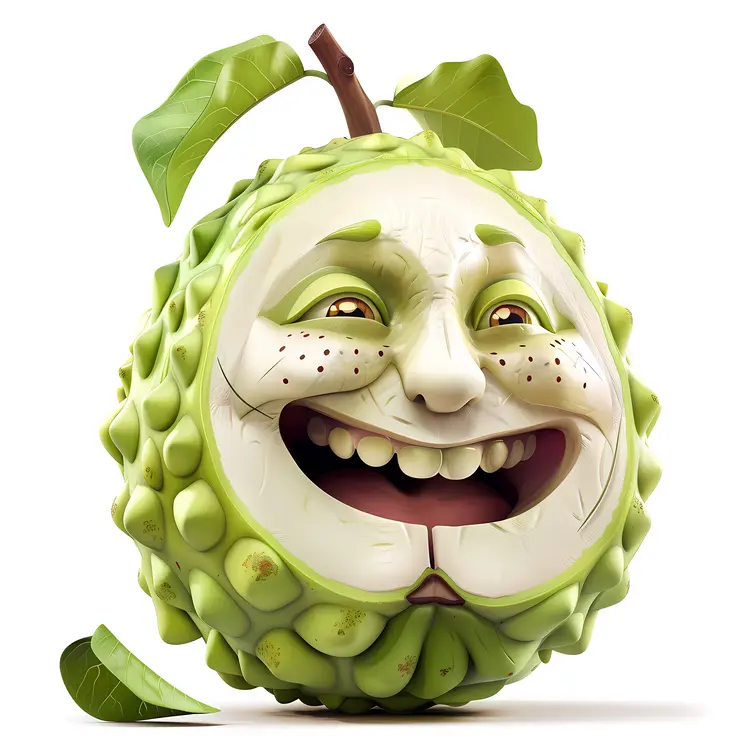 Smiling Durian Cartoon