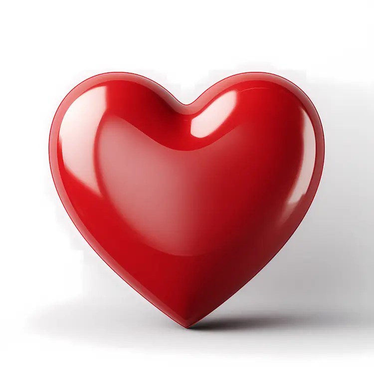 Red Shiny Heart