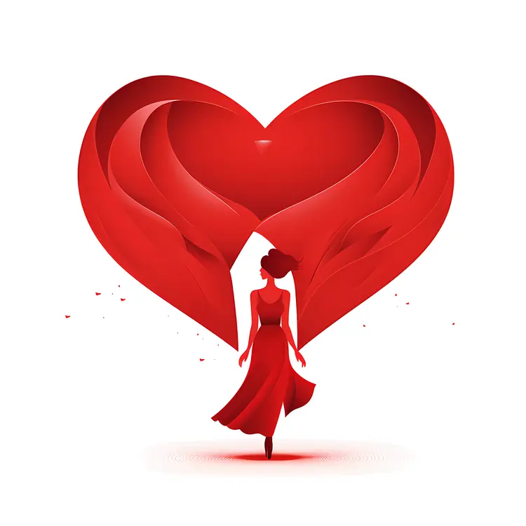 Romantic Heart Illustration