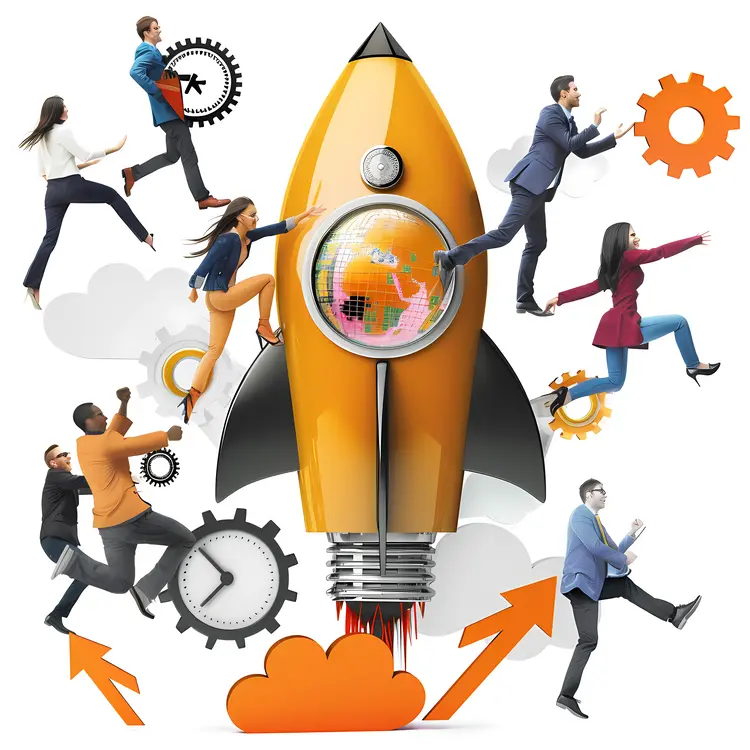 Business Rocket Launch Concept