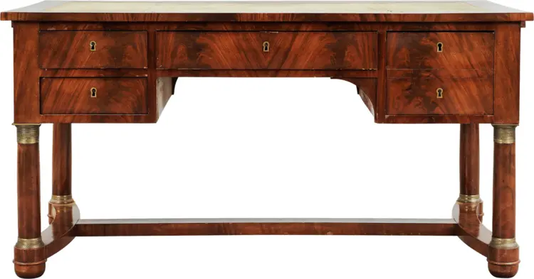 Classic Wooden Desk with Drawers