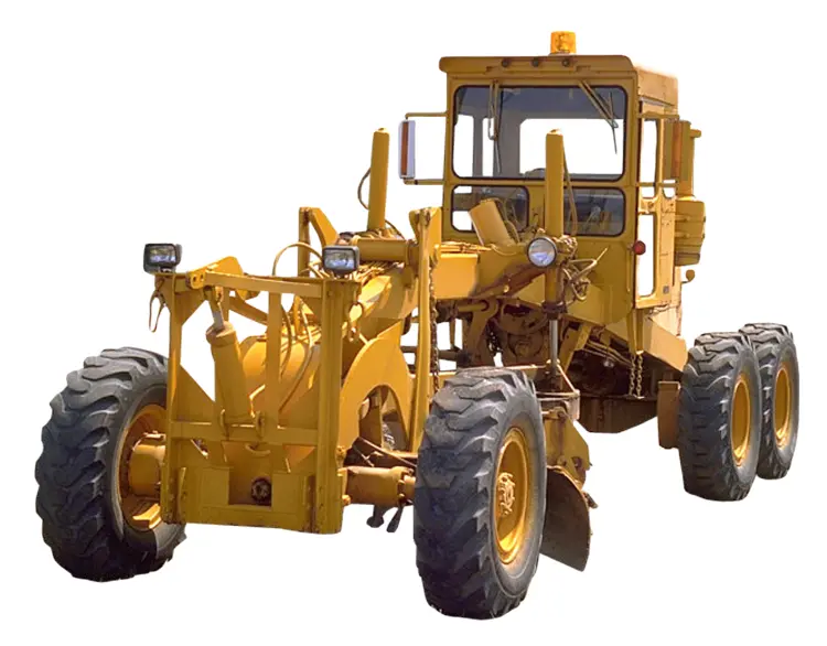 Yellow Grader for Road Construction