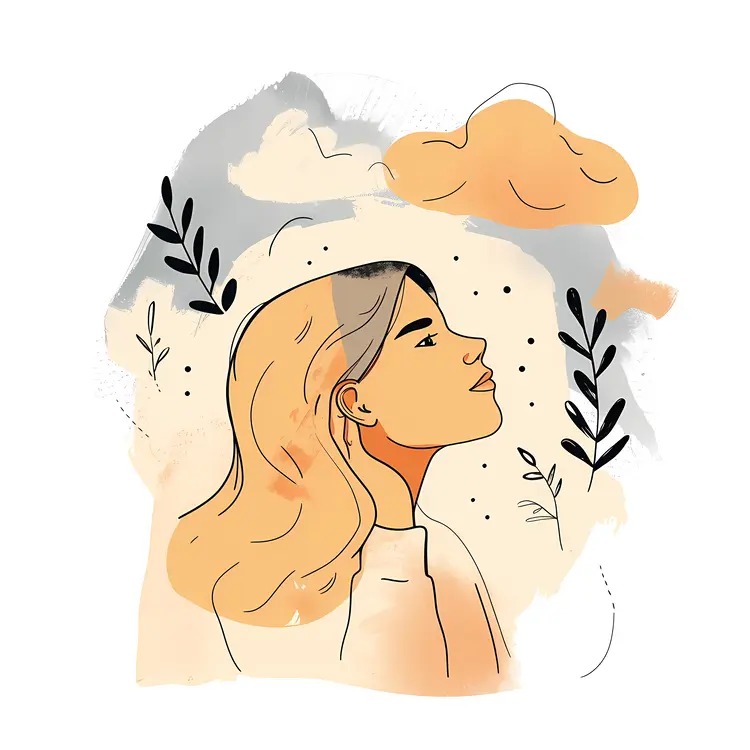 Artistic Profile of a Girl