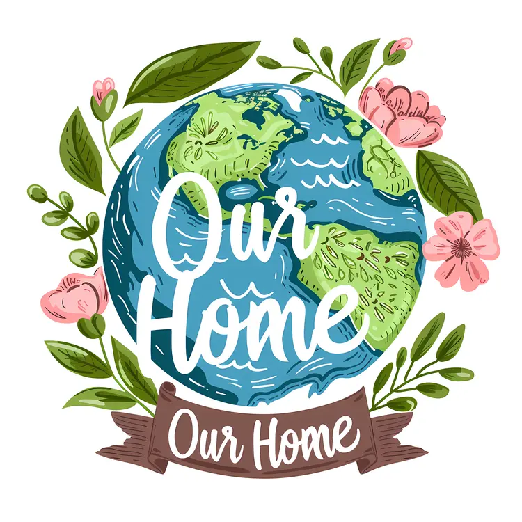 Our Home Earth Illustration