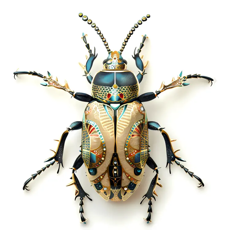Colorful Decorative Beetle