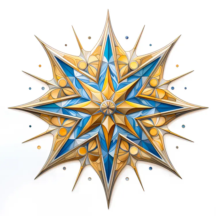 Geometric Star Pattern