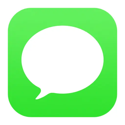Green Chat Icon for Messaging App