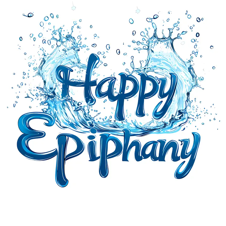 Happy Epiphany Water Splash