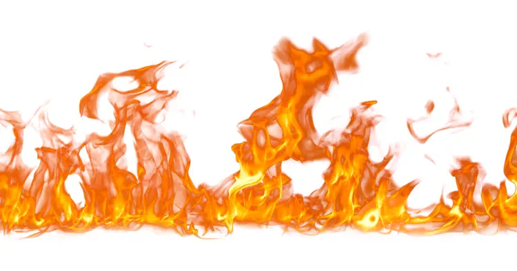 Realistic Orange Flames
