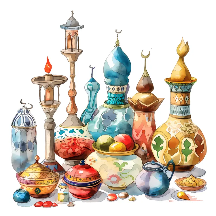 Colorful Decorative Vessels