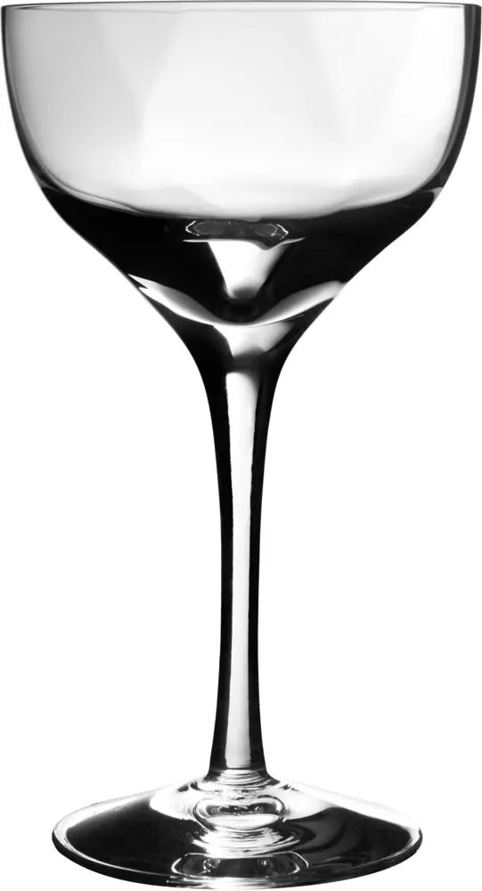 Empty Transparent Cocktail Glass