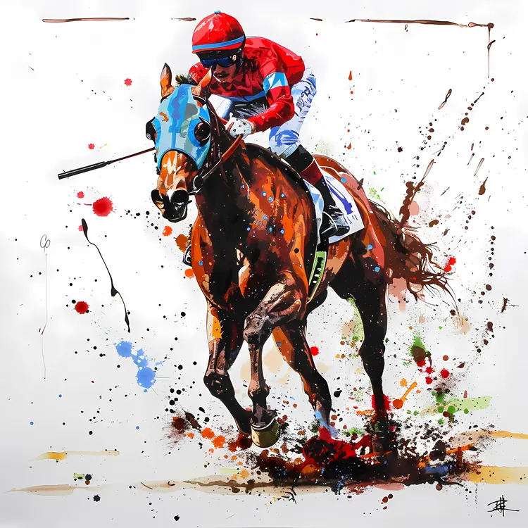 Horse Racing with Jockey