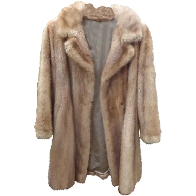 Classic Beige Fur Coat