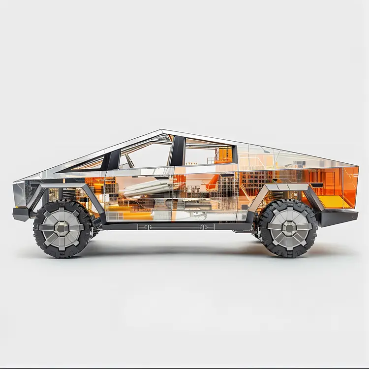 Transparent Futuristic Car Design