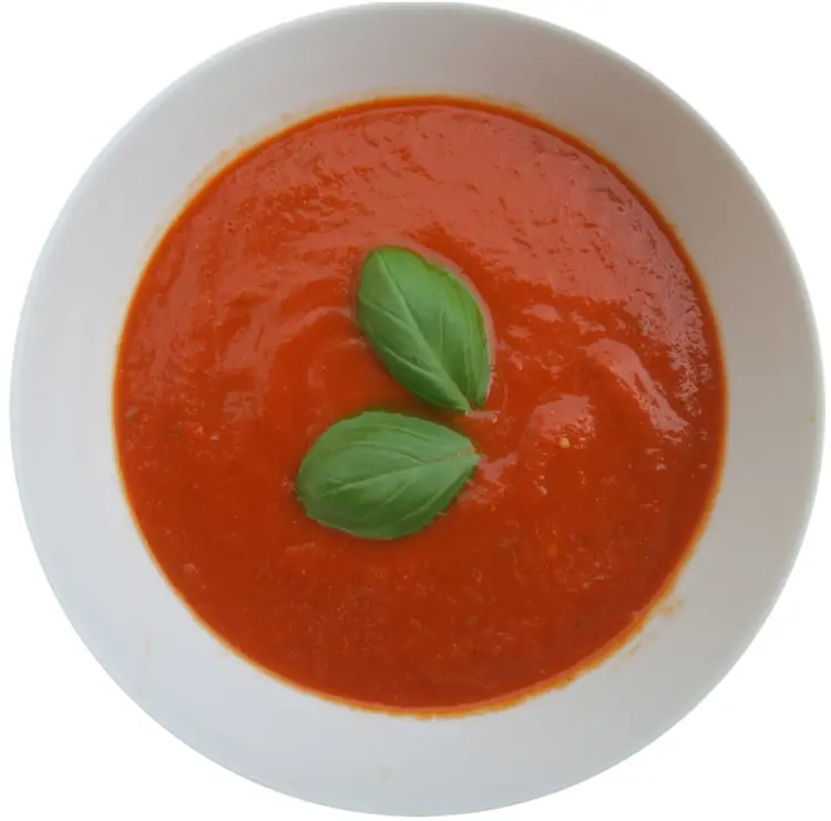 Creamy Tomato Soup with Basil