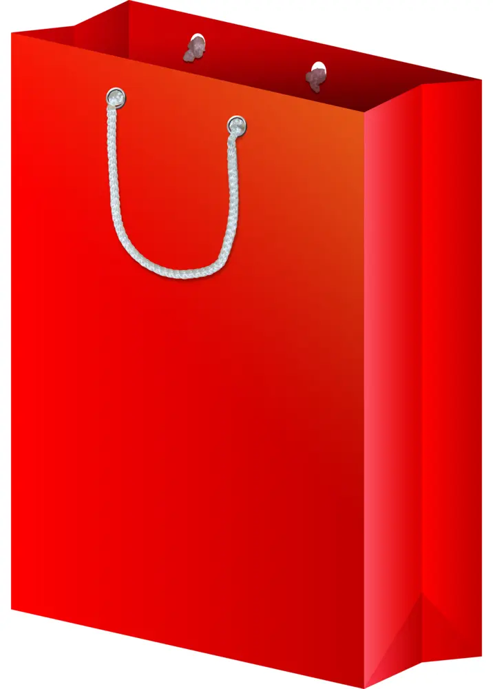 Red Shopping Bag