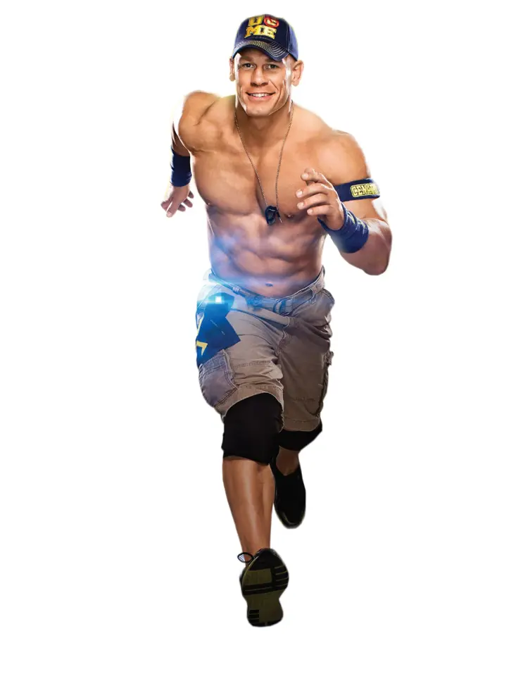 Running Man in Athletic Gear