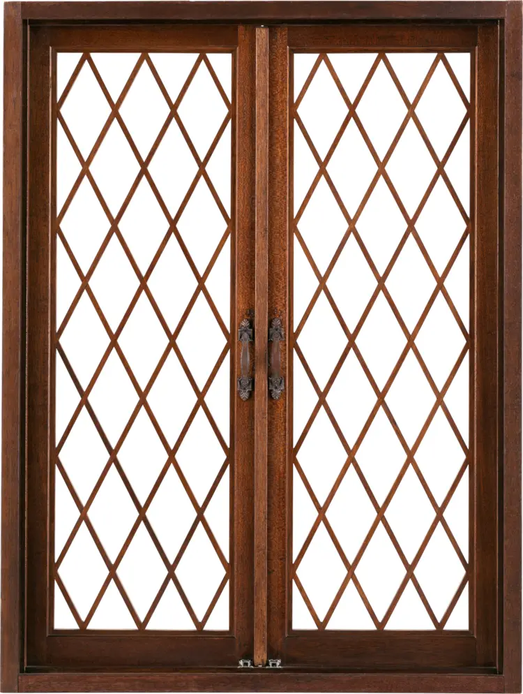 Classic Wooden Double Window