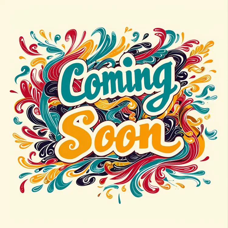 Colorful Coming Soon Announcement