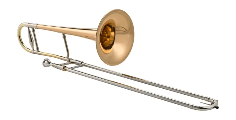 Golden Trombone with Slide