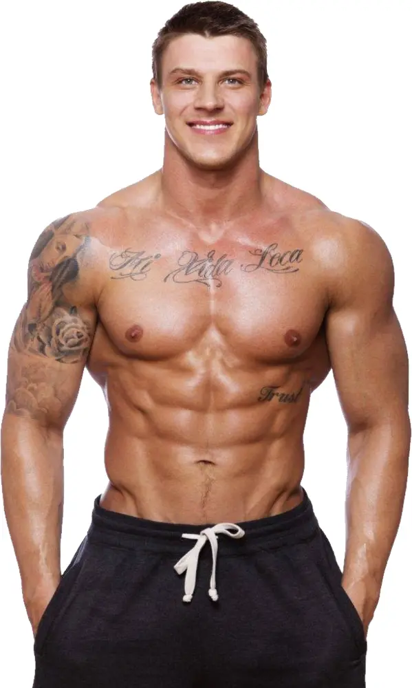 Muscular Man with Tattoos