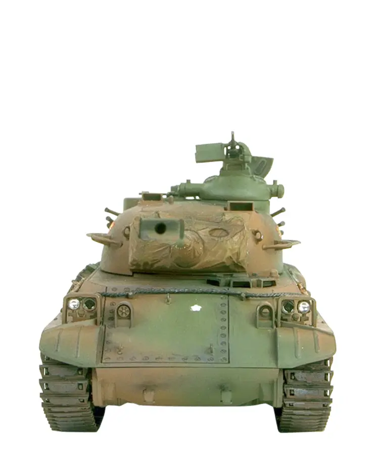 Green Armored Vehicle for Military Use