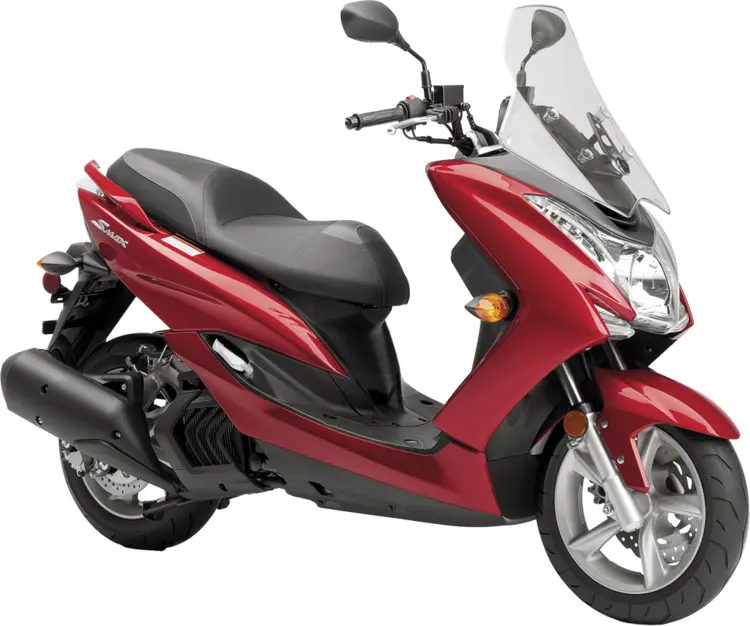 Red Scooter for Urban Commuting