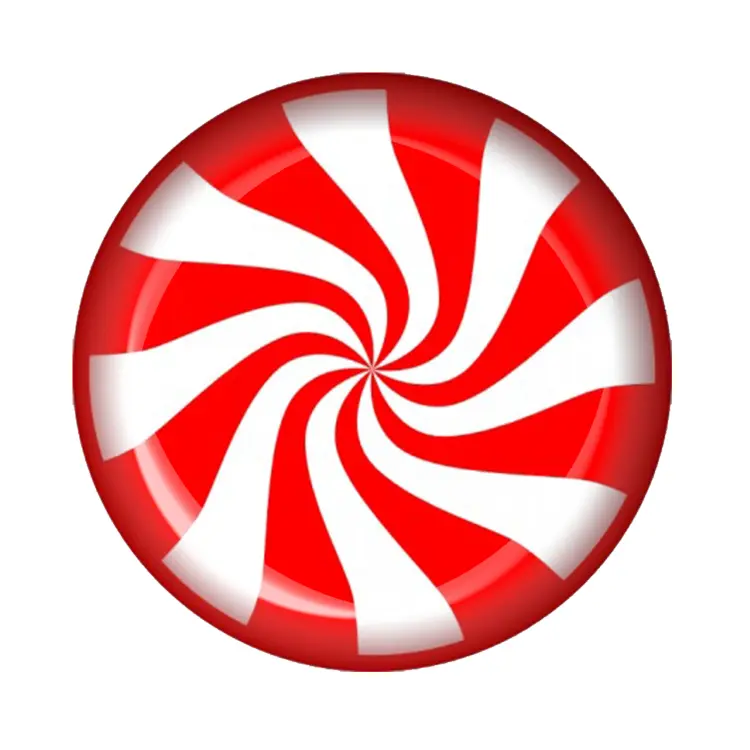 Red and White Peppermint Candy