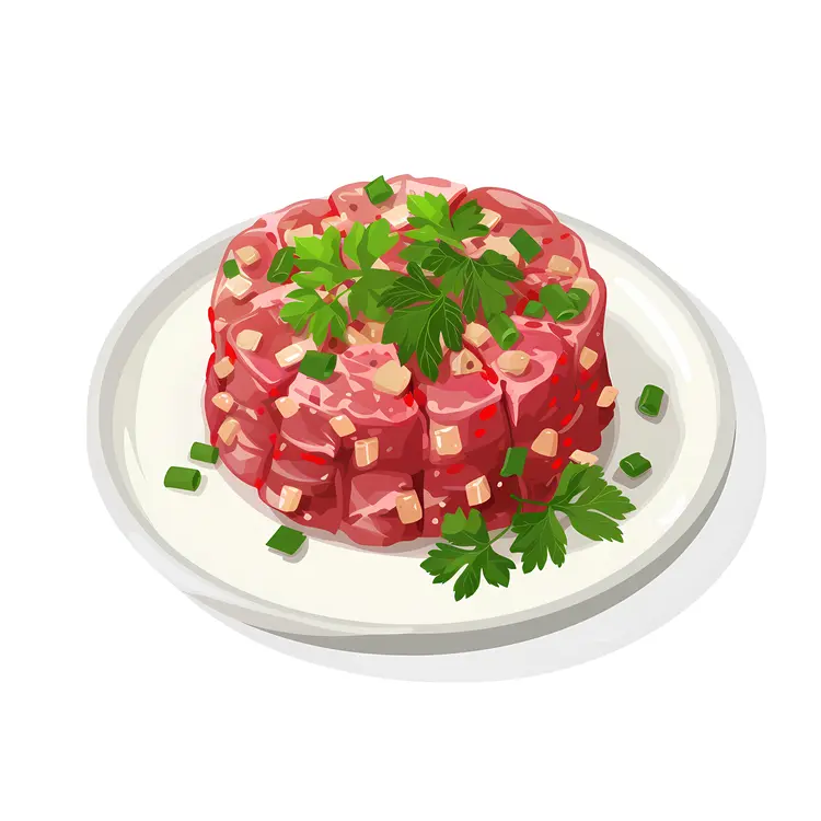 Gourmet Tartare with Garnish