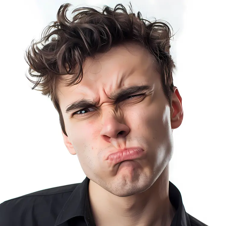 Man Making a Funny Face