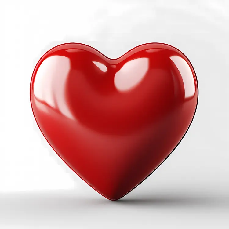 Red Shiny Heart