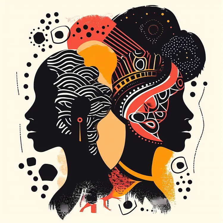 Colorful Silhouettes Art