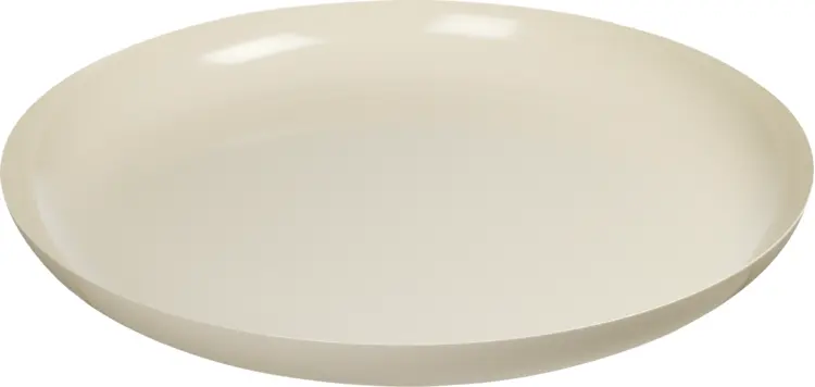 Beige Ceramic Plate for Dining