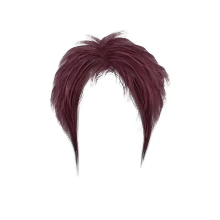 Short Spiky Red Hair