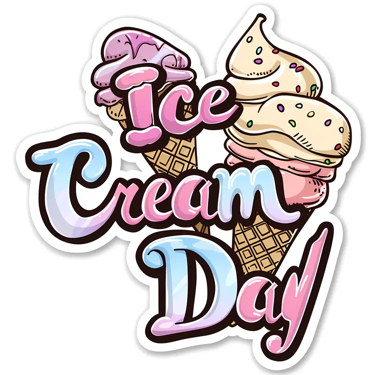 Ice Cream Cones for Ice Cream Day