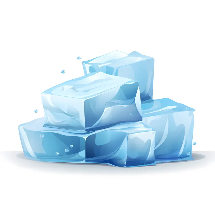 Ice Cubes for Refreshing Drinks