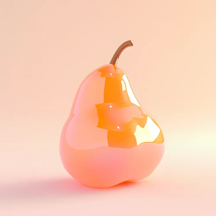 Glossy Pear Illustration