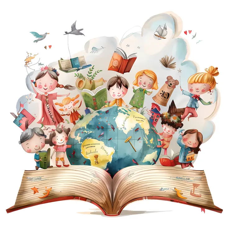 Children Reading Around the World