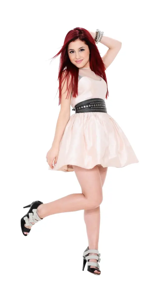 Woman in White Dress with Red Hair