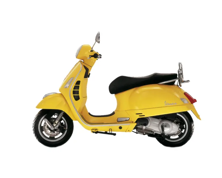 Yellow Scooter Side View