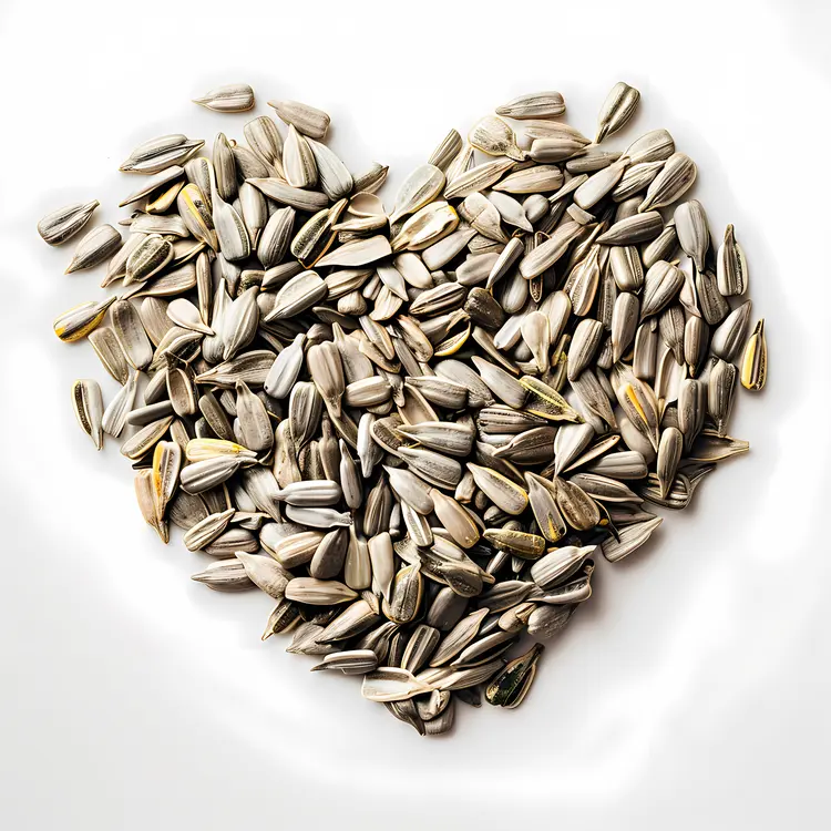 Heart Shaped Sunflower Seeds
