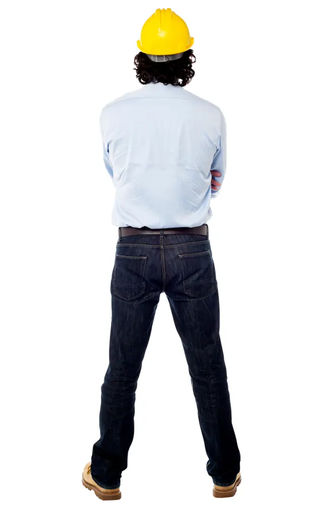 Construction Worker from Back