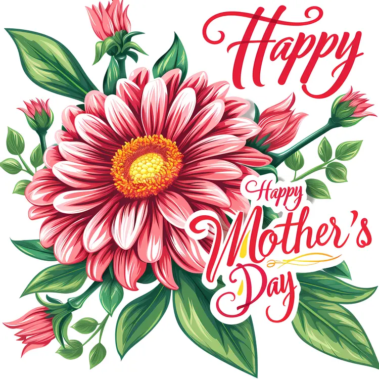 Happy Mother's Day Floral Greeting