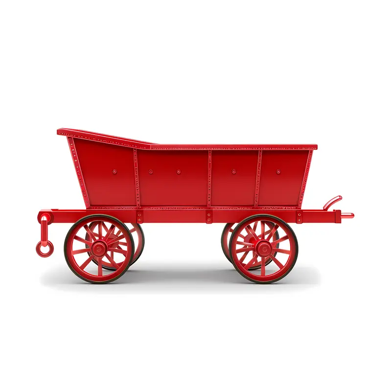 Red Wagon Illustration